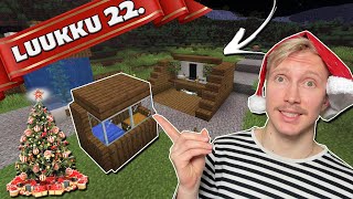 Rakensin kylän TIKTOK LIFEHACKSEILLA 🤯 | Luukku 22. | Joulukalenteri 2022 | Minecraft Suomi