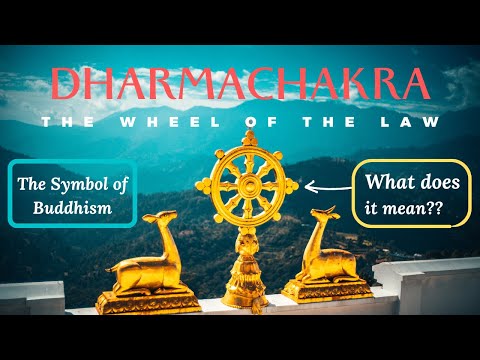 What does the wheel symbolize in Buddhism?