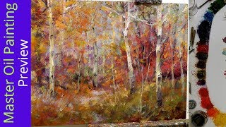 How to Paint Autumn Aspens Preview