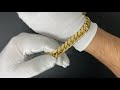 12mm cuban link bracelet from las villas jewelry