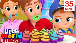El Policía De Los Cupcakes 🧁 | Canciones Infantiles | Little World En Español