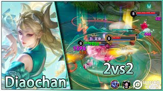 Diaochan｜2vs2 game mode｜Modo de jogo 2vs2｜Honor of Kings