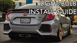 2016+ Honda Civic (10th Gen) | Interior - Dome Lights, Map Lights, and Reverse Lights Install Guide