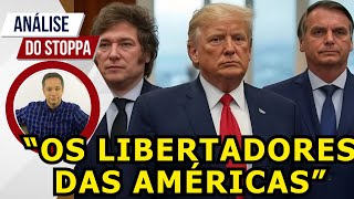 Golpe internacional? Bolsonaro promete libertar Cuba com Trump e Milei - Análise do Stoppa