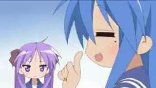 Konata and Kagami she is mean