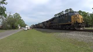 [HD] Folkston Georgia Railfanning 3/30/2018