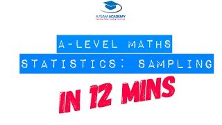 **A LEVEL MATHS | STATISTICS: SAMPLING | FULL BREAKDOWN | AQA OCR MEI EDEXCEL**