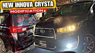 Toyota Innova Crysta Modification🔥| Crysta Modified Karol Bagh😍