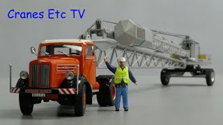 NZG Liebherr Form 6 Tower Crane + Scania L60 by Cranes Etc TV