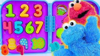 Learn Numbers Colors and ABCs with Cookie Monster and Elmo Cases , Best Toddler Learning Video