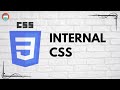 Adding Internal CSS inside HTML • codeayan