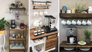 +257 iDEAS para tu propio COFFEE BAR en CASA y transformes un pequeño espacio en verdadero paraíso