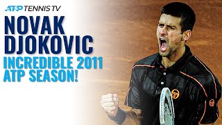 Novak Djokovic's Incredible 2011 Season: Best Shots & Moments