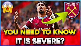 🚨 URGENT! THE FANS DID NOT EXPECT! HE IS OUT? - WEST HAM NEWS TODAY