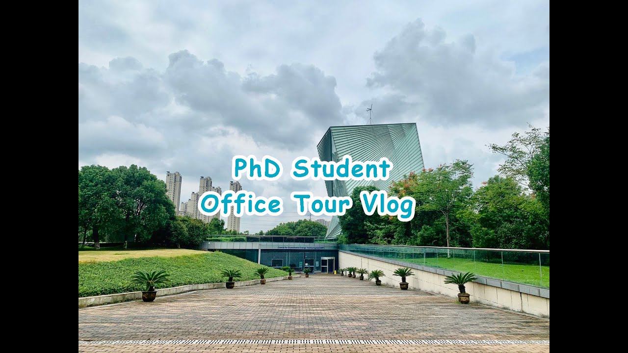 A Phd Student S Office Tour Youtube