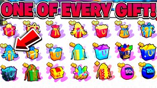 😱I Opened 1 of EVERY *EXCLUSIVE GIFT* in Pet Simulator 99