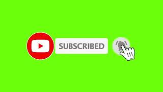 Animated Subscribe Button [Green Screen]