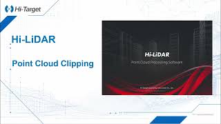 Hi-LiDAR Tutorial | Point Cloud Clipping