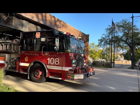 Chicago Fire Department Engine 108 Responding - YouTube