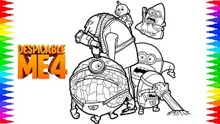 All Mega Minions Despicable Me 4 Drawing Satisfying Doodle Art B S