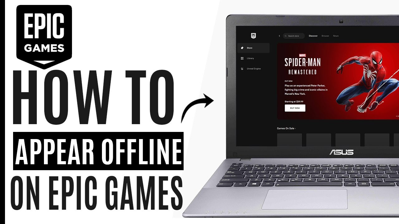 How To Appear Offline On Epic Games (Quick & Easy) - YouTube