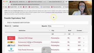 How to Use the Transfer Equivalency Tool