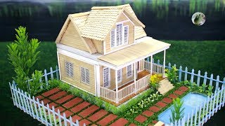 Building Popsicle Stick House with Swimming Pool