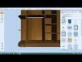 huahua hhm cabinet software operationg and drawing operation video