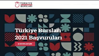 Türkiye Bursları 2021 İçin Başvurular Başladı