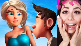Reacting to the BEST love ANIMATIONS