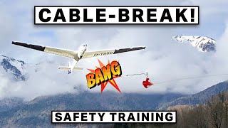 CABLE-BREAK! Safety training for an EMERGENCY situation EXPLAINED.