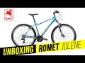 ROMET Jolene - Unboxing And Assembly; How to assemble mountain bike for ladies