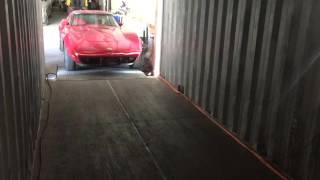 EASYIMPORTAUTO.COM - CORVETTE + FERRARI container Loading