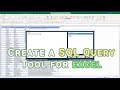 Create an Excel SQL Query Application to Write SQL Queries in Excel