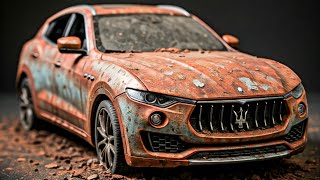 Restoration of a rusty Maserati Levante model