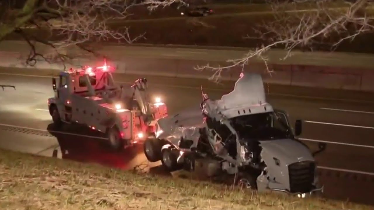 Eastbound I-96 Reopens In Detroit After 2 Semis Crash Causing Natural ...