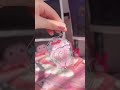 sanrio my melody acrylic keychain unboxing 🌸 kawaii unboxing asmr sanrio mymelody cute pink shorts