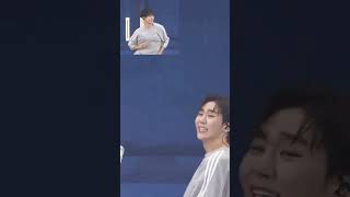 🤣#seungkwan reaction DK's cover in Caratland24  #seventeen #svt #dk #dino #hybe #kpop #kpopgroup