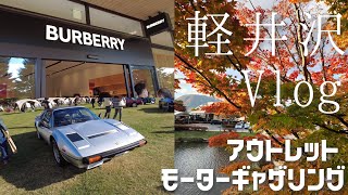 【Vlog】軽井沢アウトレットに行ってきた🛍.｡o│人気ブランドも並ばず入れた！│景色も良くって最高❤️│冬に備えてBURBERRYで買い物した✌️