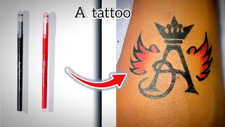 Beautiful S Latter Tattoo Design Idea/how to make s latter tattoo/temporary tattoo/artist shuvajit