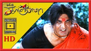 Sarathkumar fights with goons | Kanchana Movie Scenes | MLA kills Sarathkumar & Babu Antony