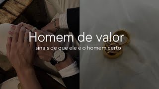 Como atrair um homem de valor e observar se ele é o homem certo para você