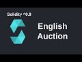 English Auction | Solidity 0.8