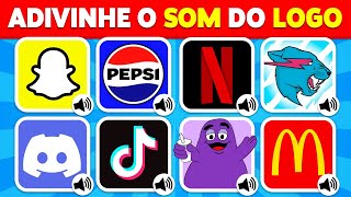 Adivinhe o LOGO pelo SOM 🔥🔊 Netflix, McDonald's, Tiktok, Round 6, Mario | Quiz de Logos 2025