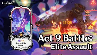 Imaginarium Theater, ACT 9 Battle: Elite Assault | Visionary Mode - Genshin Impact V5.3