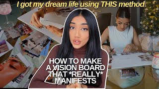 HOW TO MAKE A VISION BOARD THAT WORKS FOR 2024 [i've had 10 come true]