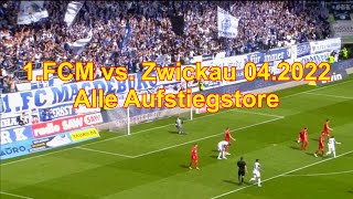 1.FCM vs Zwickau 24.04.2022 Alle Aufstiegstore /1.FCM Teigt in die 2. Bundesliga auf, Magdeburg