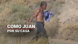 Video: Hombre cruza la frontera con EUA y la patrulla fronteriza no se dio cuenta