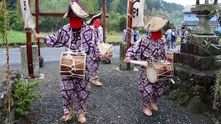 上長山若宮八幡神社の笹踊り