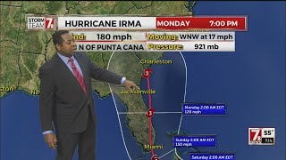 Hurricane Irma track